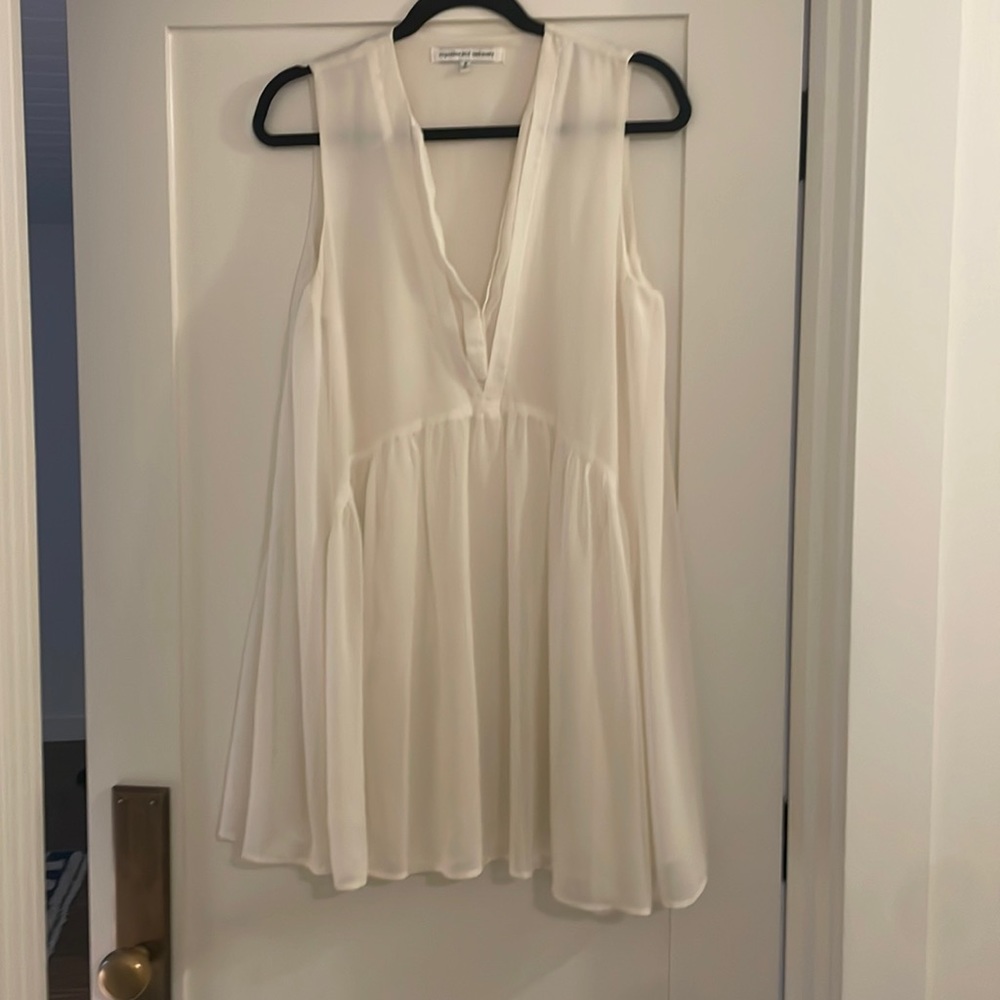 Cupcake and Cashmere white dress/swimsuit cover up